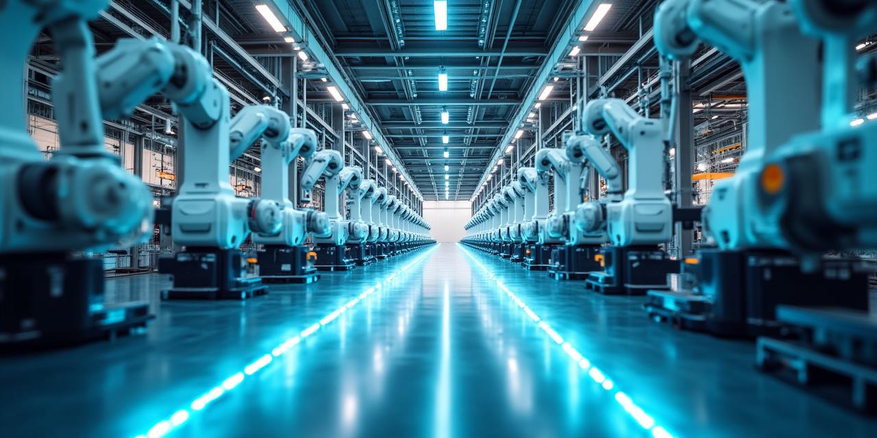 自動化ラインの全景